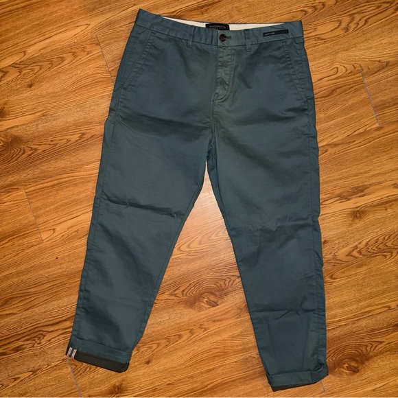 Scotch & Soda Men’s Fave Regular Tapered Fit Pant in Steel 30/32 - Picture 2 of 11